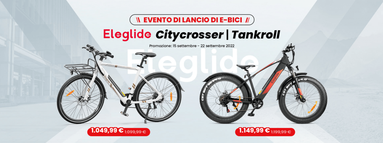 Eleglide Citycrosser and Tankroll are the new e-bikes to face every challenge