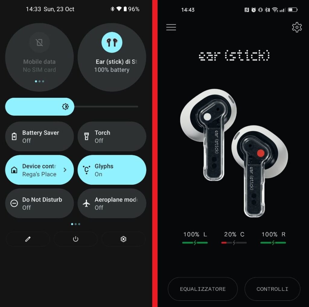 recensione nothing ear stick app min