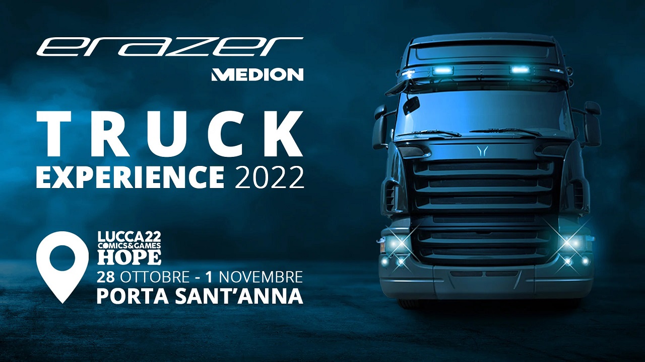 Il Truck Medion Erazer fa tappa a Lucca Comics & Games 2022 thumbnail