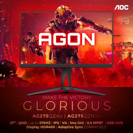 AGON: the new QHD models arrive