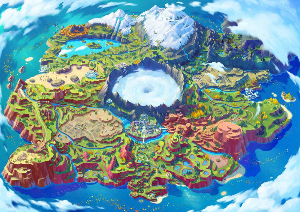 Pokémon Scarlet Violet map