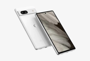 Google Pixel 7a si mostra in anteprima in un video render thumbnail