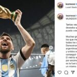 Messi che alza la Coppa del Mondo diventa la seconda foto con più like su Instagram thumbnail