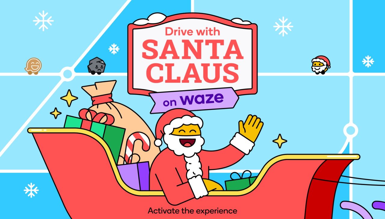 L'app Waze e Babbo Natale insieme agli automobilisti per le festività natalizie thumbnail