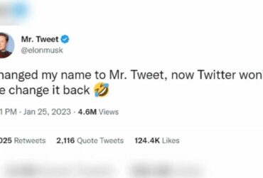 Elon Musk cambia nome in Mr. Tweet su Twitter e ora non può più modificarlo thumbnail