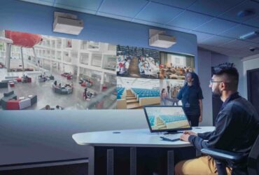 Panasonic LCD PT-CMZ50 è il nuovo proiettore pensato per distanze ultra-corte thumbnail