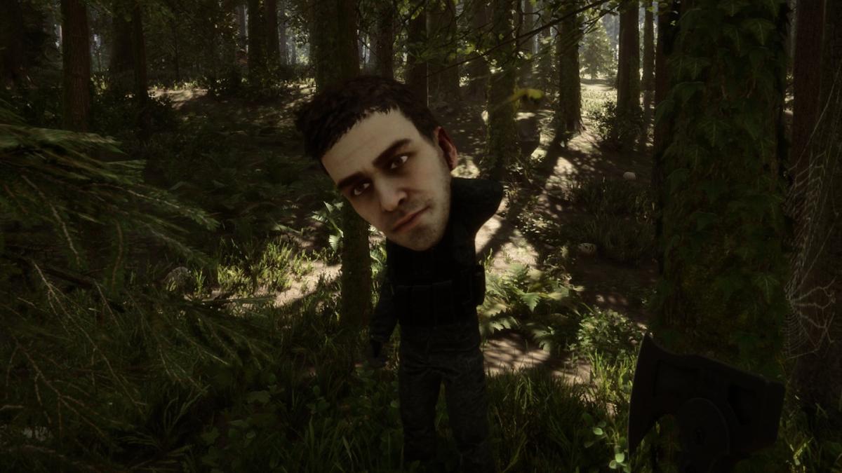 How to activate big-headed mode in Sons of the Forest