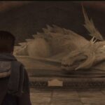 Where is the sleeping dragon statue at Hogwarts Legacy