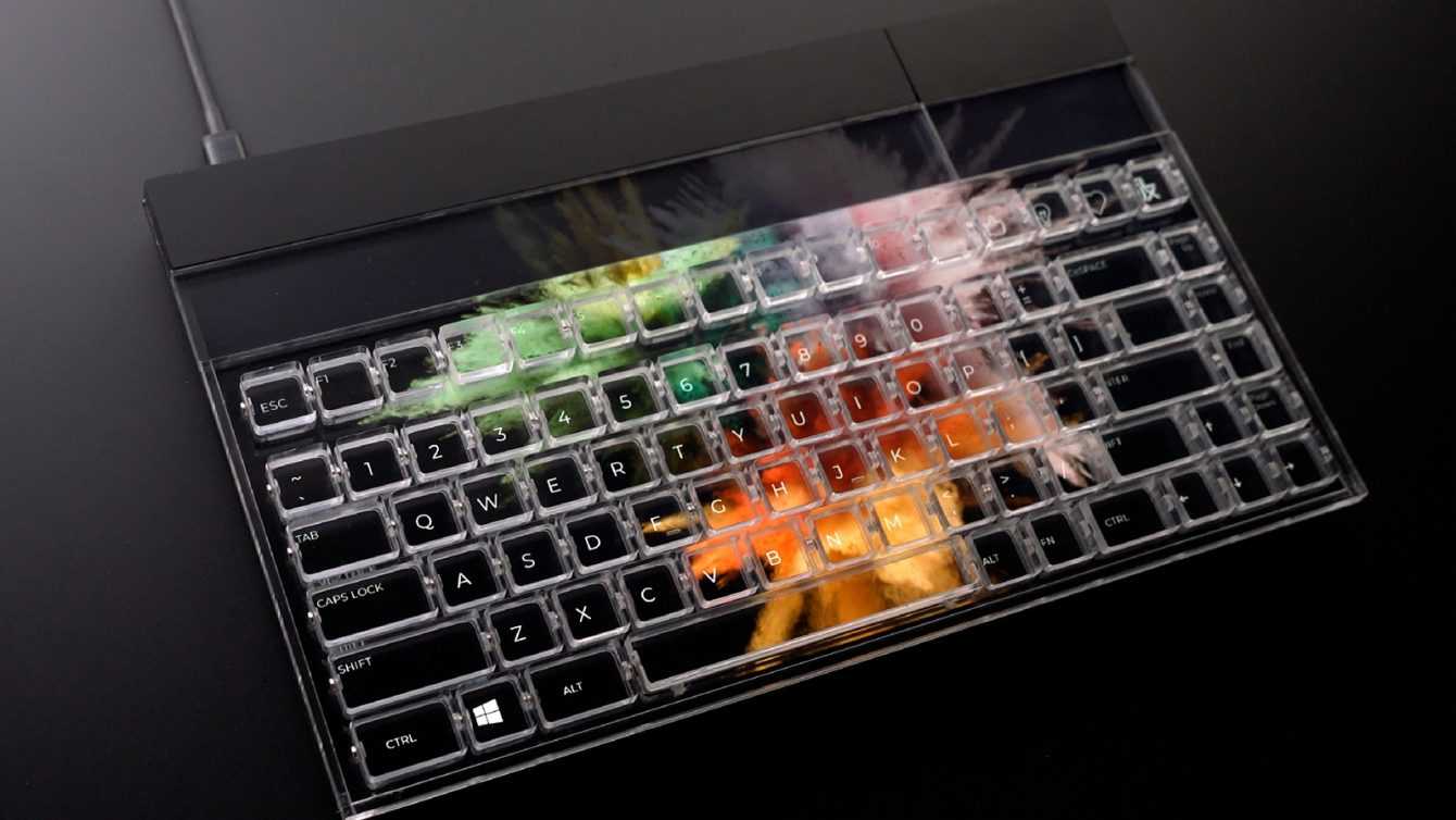 Flux Keyboard: the transparent keyboard with integrated display