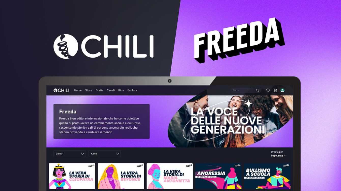 Freeda launches its free channel on Chili TV!