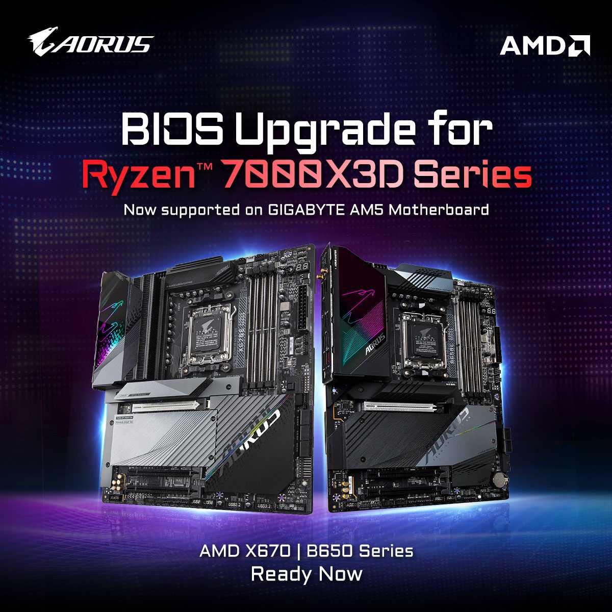 GIGABYTE: BIOS Update for AMD Raphael X3D Processors