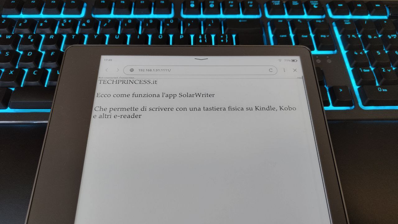 Come collegare il vostro Kindle a una tastiera Bluetooth: basta un'app thumbnail