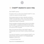 ChatGPT bloccato in Italia da OpenAi: ecco cosa sta succedendo thumbnail