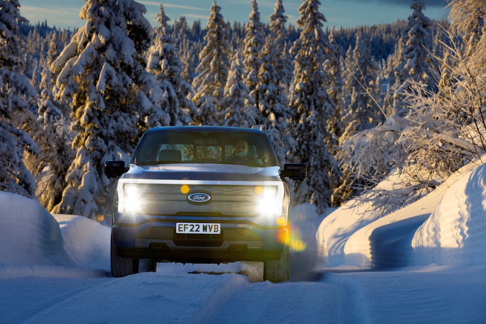Ford F-150 Lightning: the electric version of the iconic pickup makes its debut in Norway, press office source