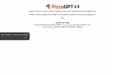 PizzaGPT è il clone che tenta di aggirare il blocco di ChatGPT in Italia thumbnail