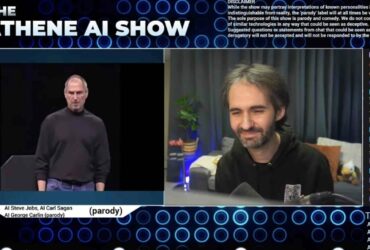 Il finto talk show generato dall’AI con Steve Jobs, Elon Musk, Joe Biden e Gesù thumbnail