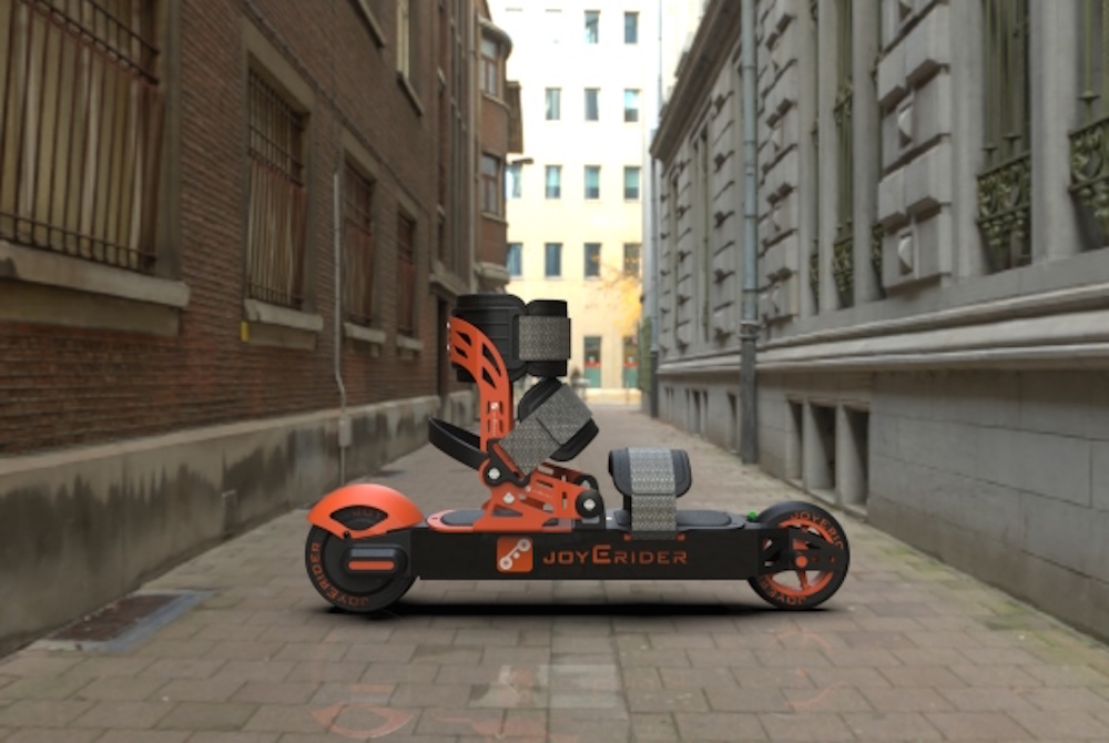 JoyErider, the electric skates that are controlled with the touch of the foot, site source
