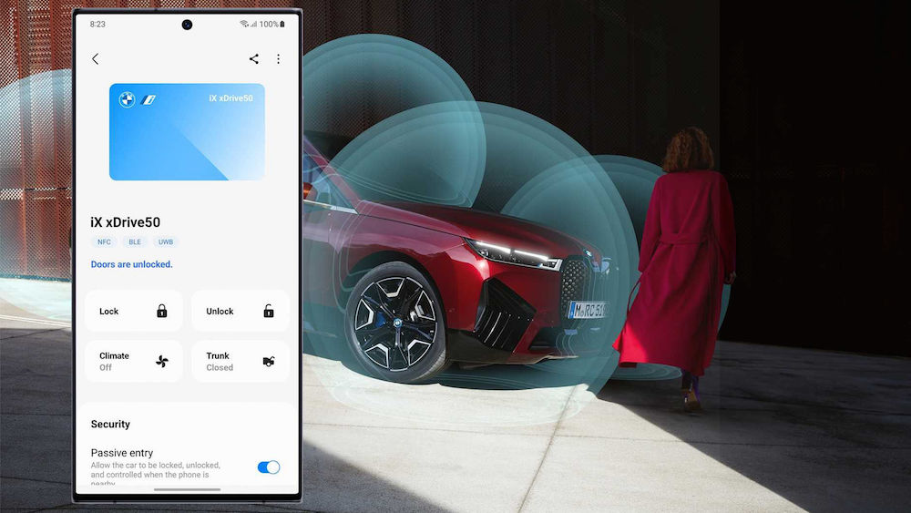Car of the future, the BMW Digital Key Plus system, site source