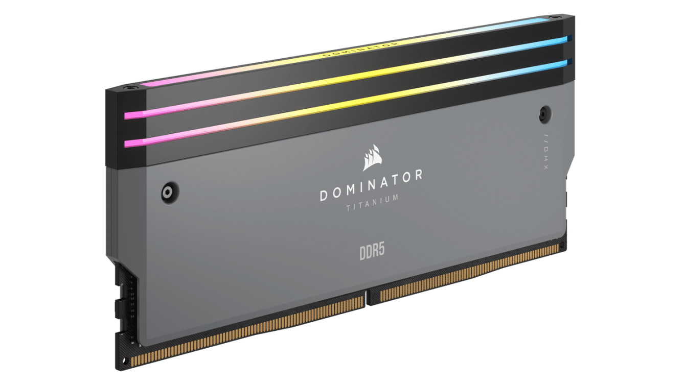 Ram Corsair CORSAIR Dominator Titanium DDR5 RGB Light Enhancement
