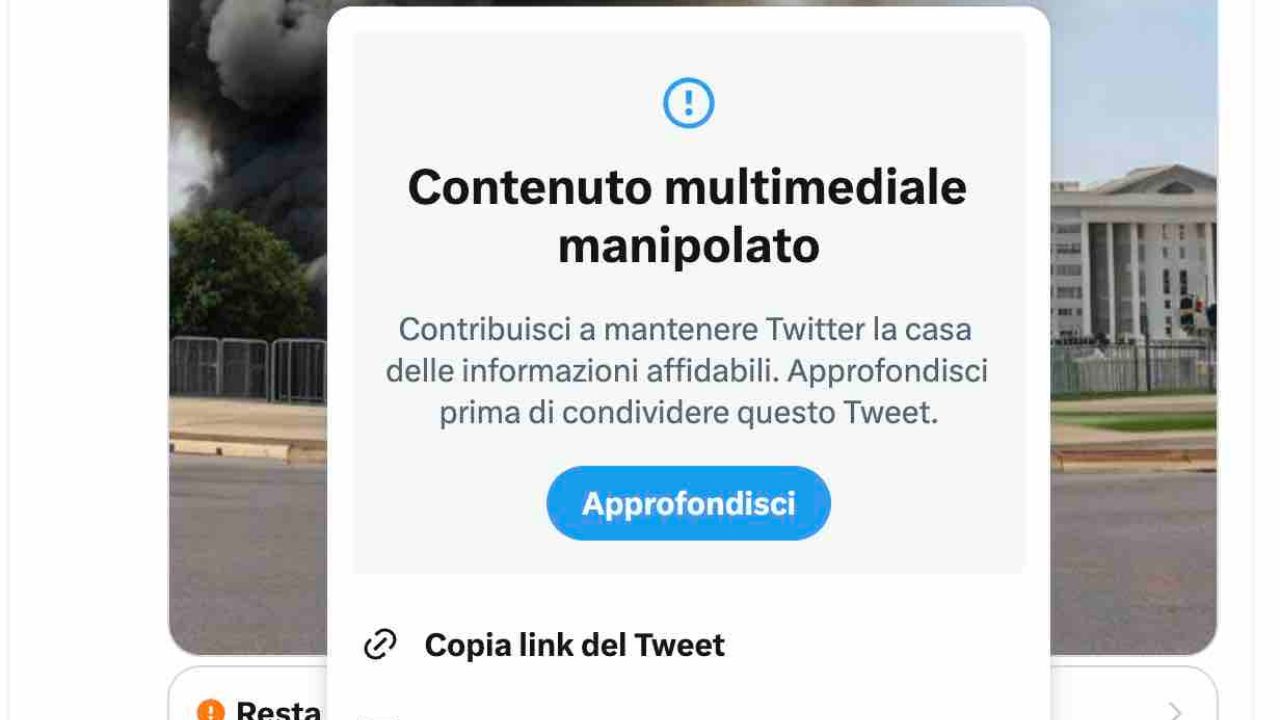 Come Twitter farà fact-checking per le immagini fake generate dall'AI thumbnail