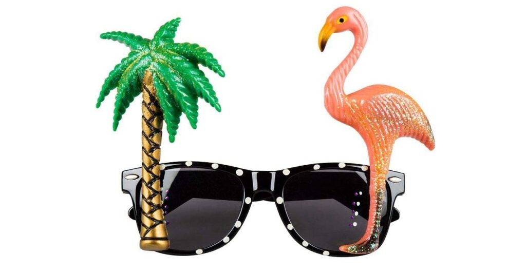 summer 2023 amazon Boland palm flamingo sunglasses min