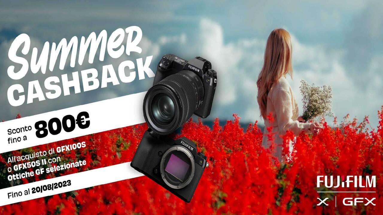 Fujifilm Summer Chashback, la gamma GFX è in promo per un risparmio fino a 800 euro thumbnail