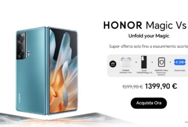 HONOR Magic Vs e HONOR Magic5 Pro: le promozioni sui nuovi smartphone pieghevoli thumbnail