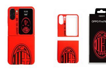 OPPO Find N2 Flip si tinge di rossonero con la capsule collection AC Milan thumbnail