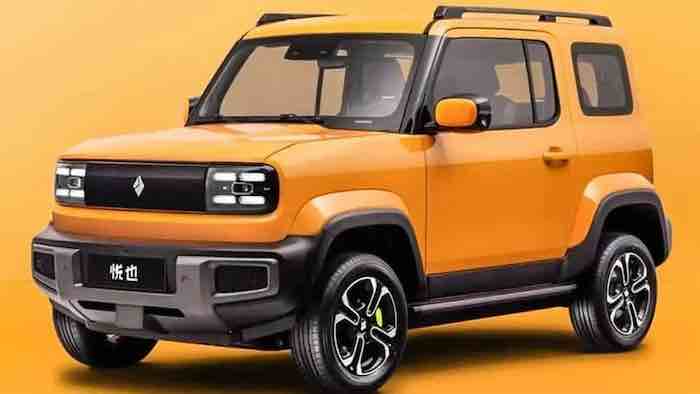 Baojun Yep, the electric SUV that mimics the Suzuki Jimny, source sito1