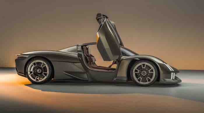 Porsche Mission X, the electric concept to celebrate the 75th anniversary of the brand, press office source