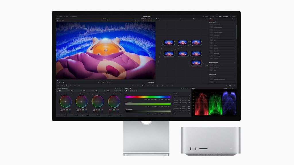 Apple WWDC23 Mac Studio M2 Max M2 Ultra DaVinci Resolve 230605 min