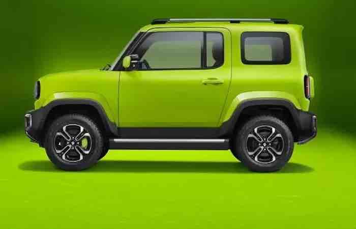 Baojun Yep, the electric SUV that mimics the Suzuki Jimny, site source