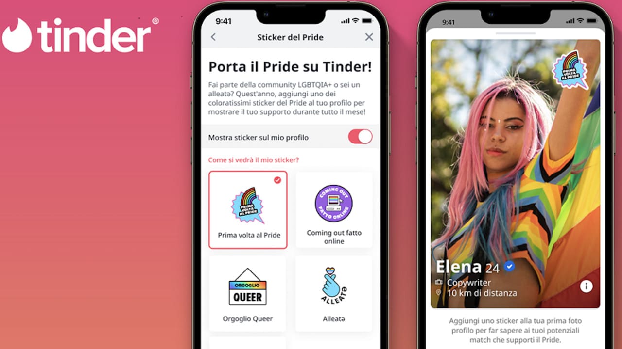 Porta il Pride su Tinder: la nuova funzione celebra la comunità LGBTQIA+ thumbnail