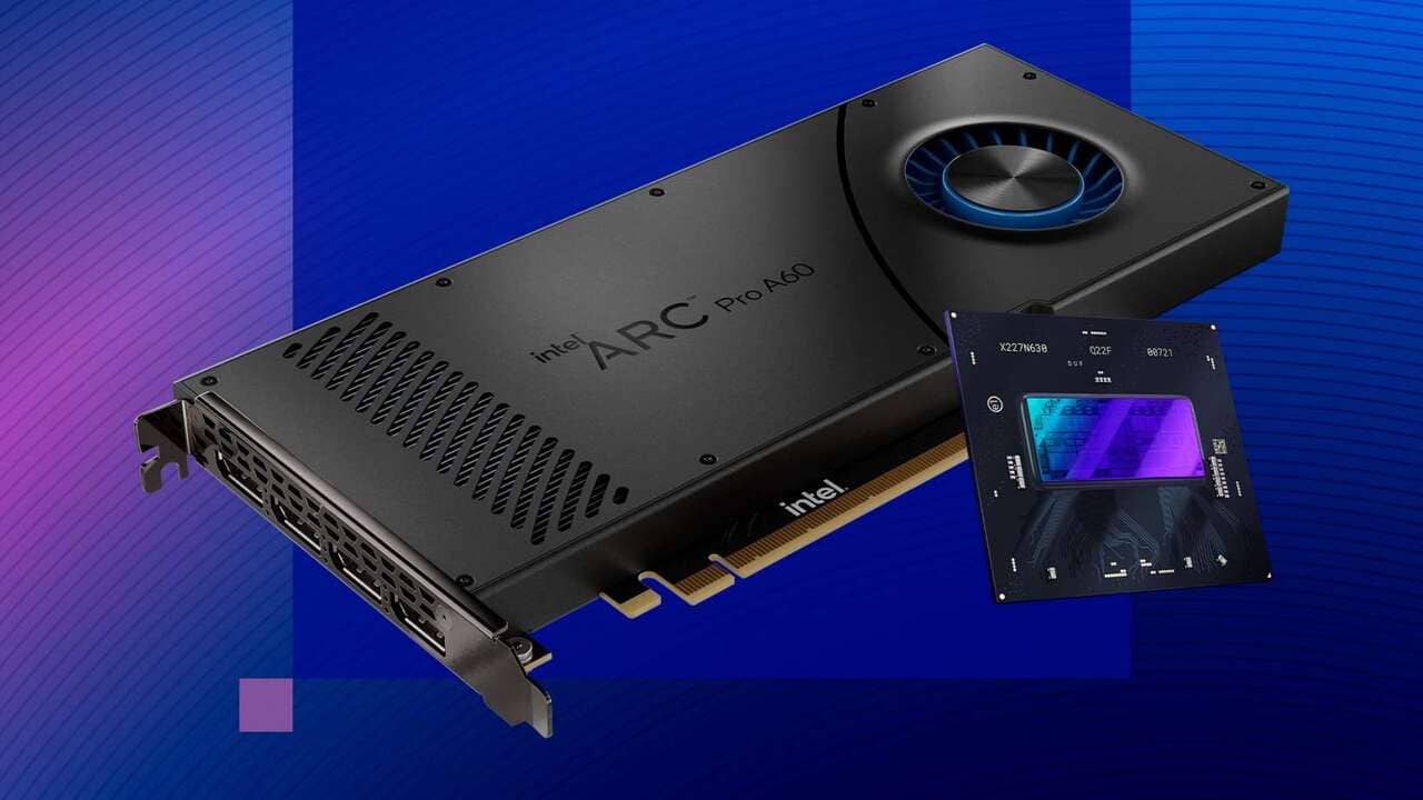 Intel: le GPU Arc Pro A60 e Pro A60M per workstation thumbnail