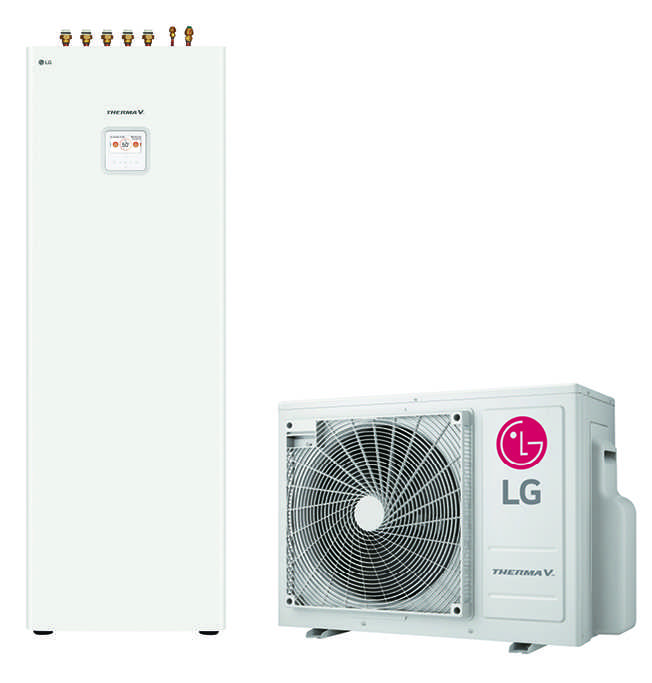 LG: presented the new 4 and 6 KW THERMA V SPLIT outdoor units