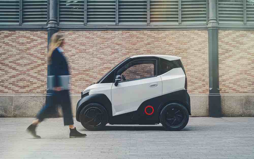 Silence S04, the nanocar with a removable battery in the shape of a trolley, source official website