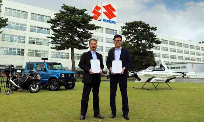 Suzuki signs an agreement with SkyDrive for the production of flying cars, source Suzuki press office