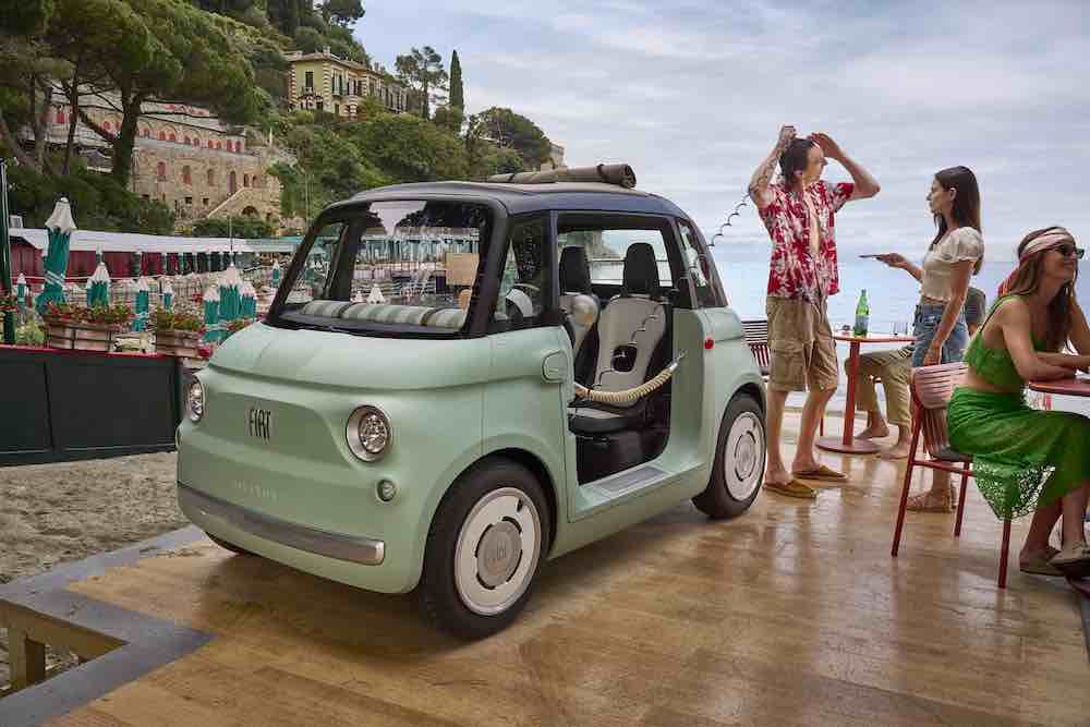 Fiat Topolino, the chic quadricycle that winks at the Dolce Vita, press office source