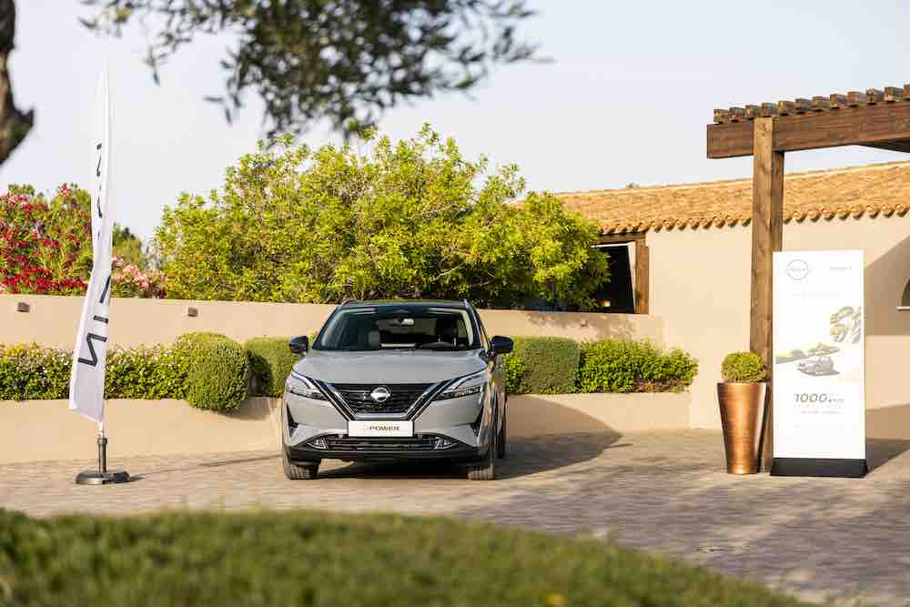 Nissan Qashqai e-POWER goes around Sardinia with a single tank, source press office