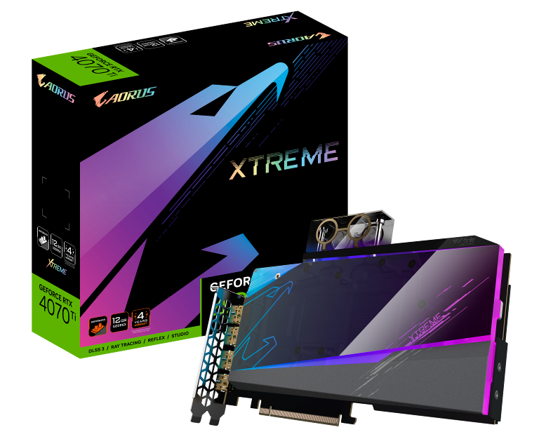 GIGABYTE: Launched GeForce RTX 4070 Ti Water-Cooled Graphics Cards