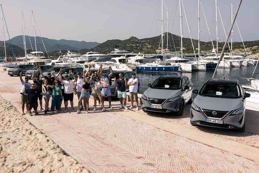 Nissan Qashqai e-POWER goes around Sardinia with a single tank, source press office