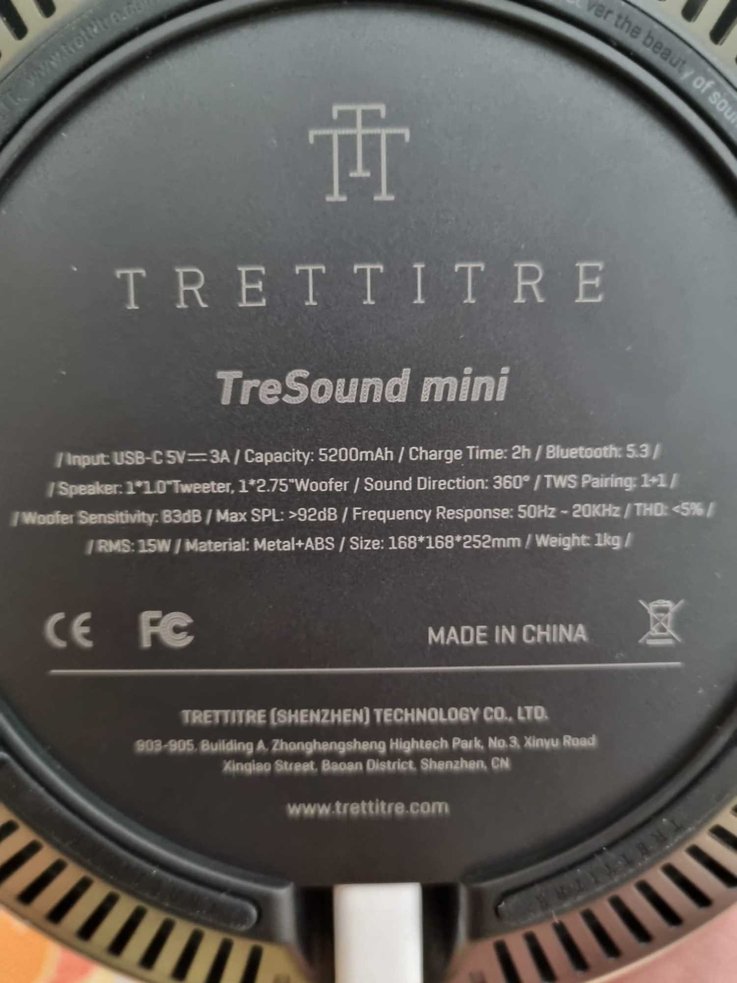 Trettitre review TreSound Mini: the bluetooth speaker with an impeccable design