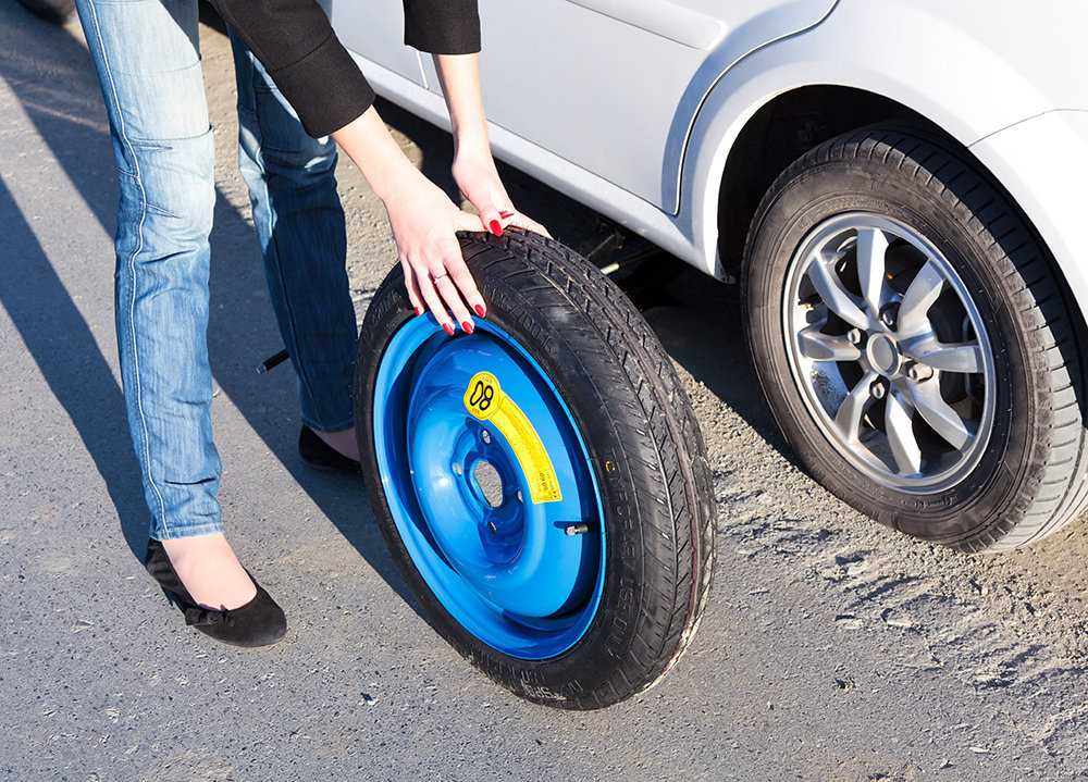 How to change a punctured wheel