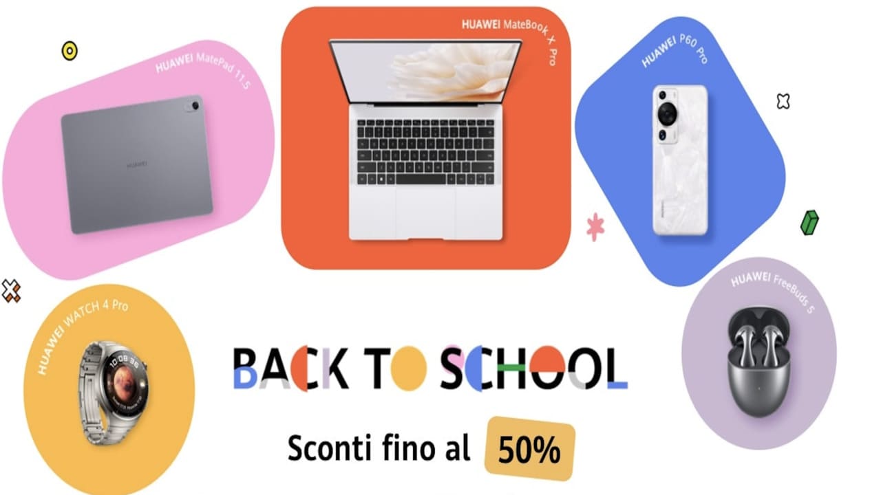 Huawei Back to School: i migliori device scontati fino al 50% thumbnail