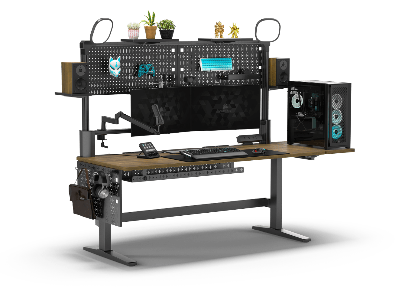 CORSAIR introduces the Platform:6 modular computer desk