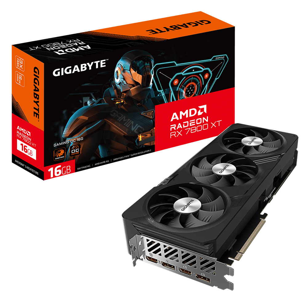 GIGABYTE: The new AMD Radeon RX 7800 XT and RX 7700 XT graphics cards arrive