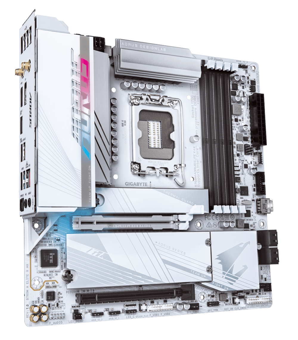 GIGABYTE presents its two brand new and elegant white motherboards