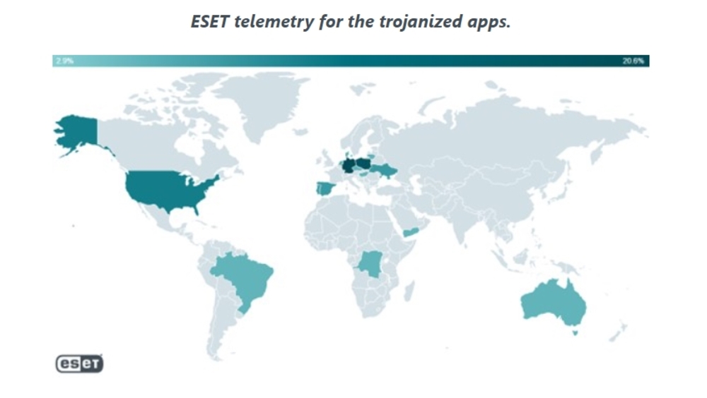 ESET app trojan