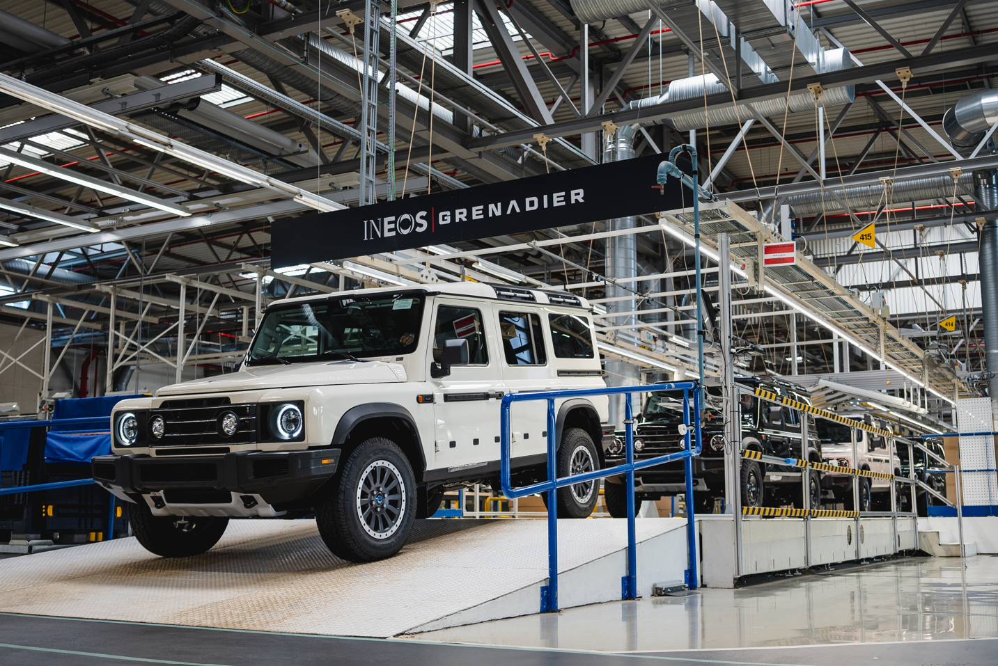 INEOS Automotive begins production of the Grenadier 4X4 for North America