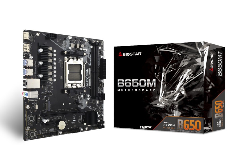 Biostar: the perfect combo AMD Radeon RX 7700 XT and B650MT presented